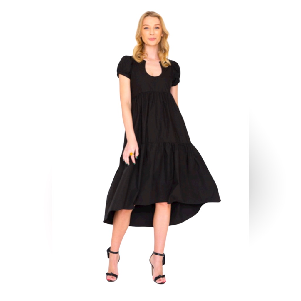 Never A Wallflower Horseshoe Dress Black